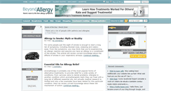 Desktop Screenshot of beyondallergy.com